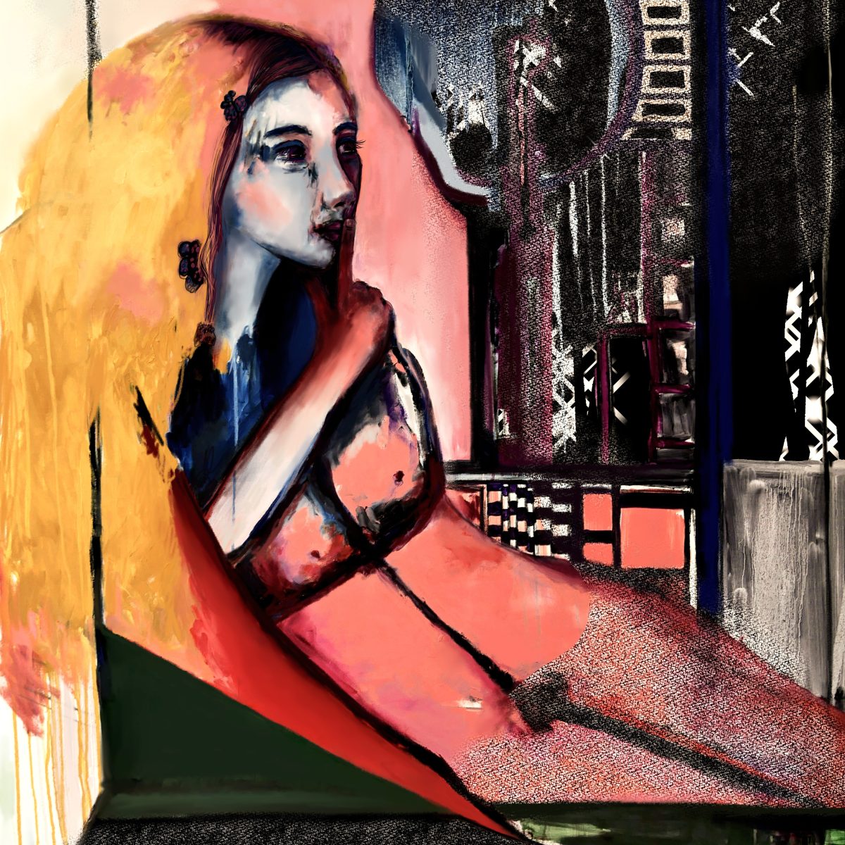 Ella es Amanda – Sigilosa y&nbsp;cautiva.