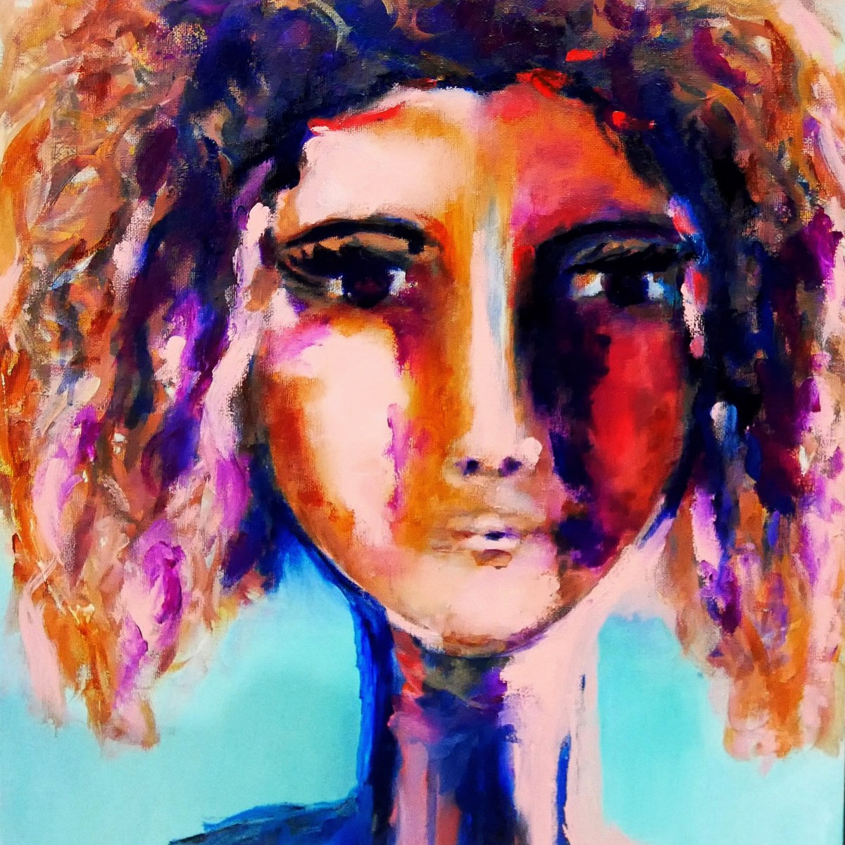 Pintura en técnicas mixtas sobre&nbsp;lienzo